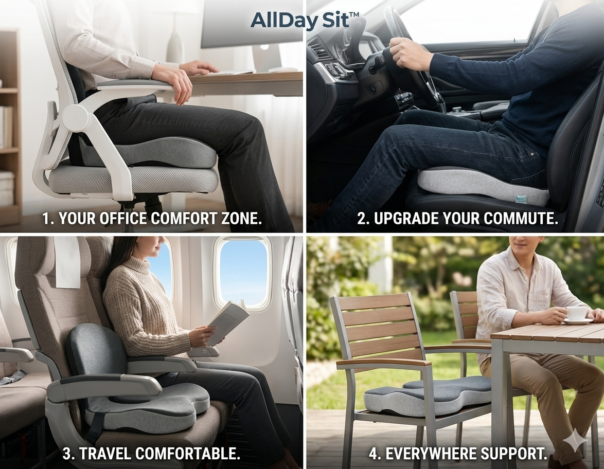 AllDay Sit™ Orthopedic Cushion